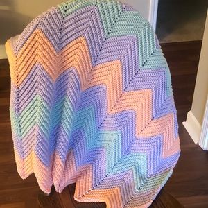 Crochet Chevron Baby Blanket